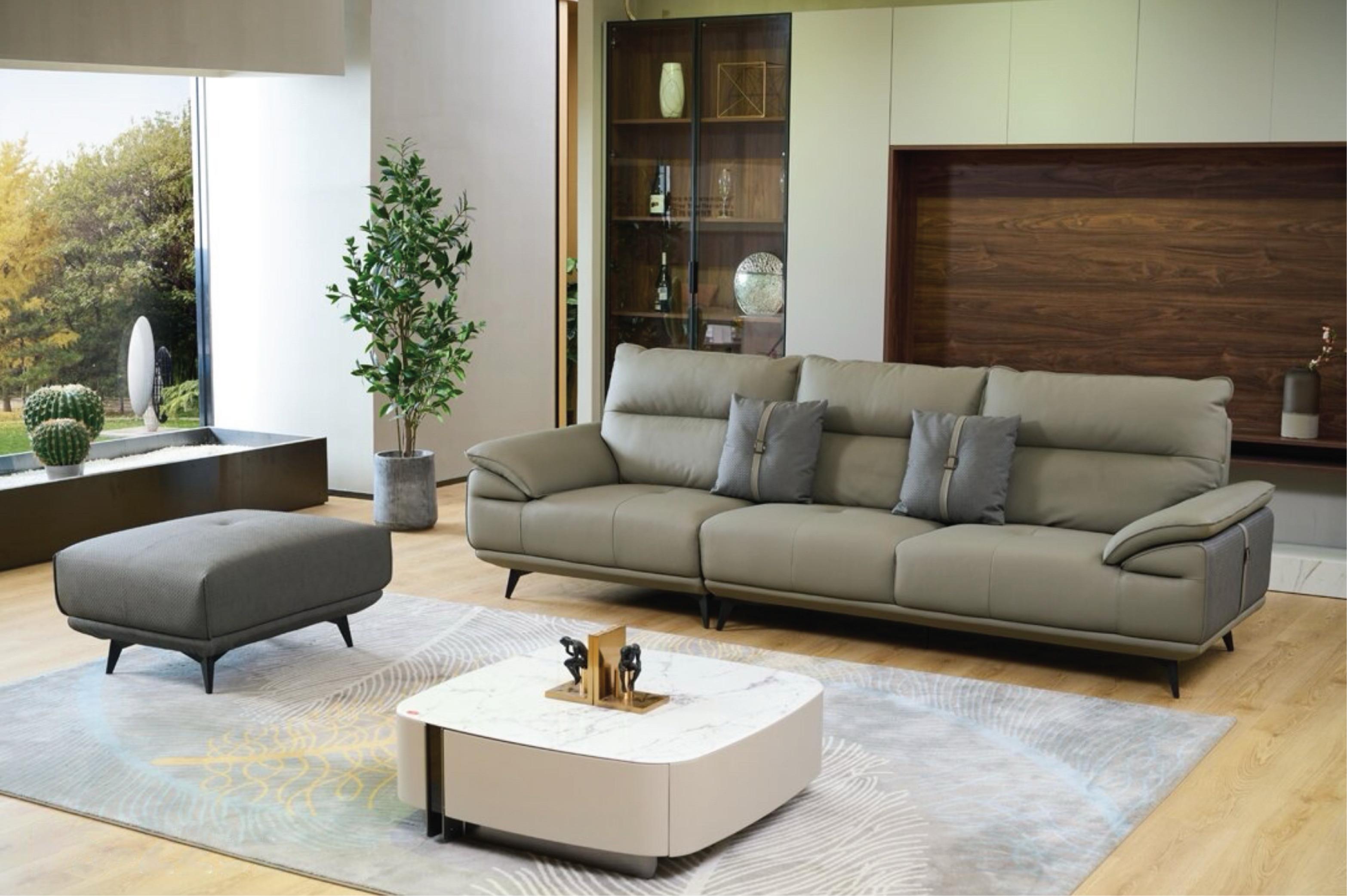 Olive Grey Premium Sofa Set