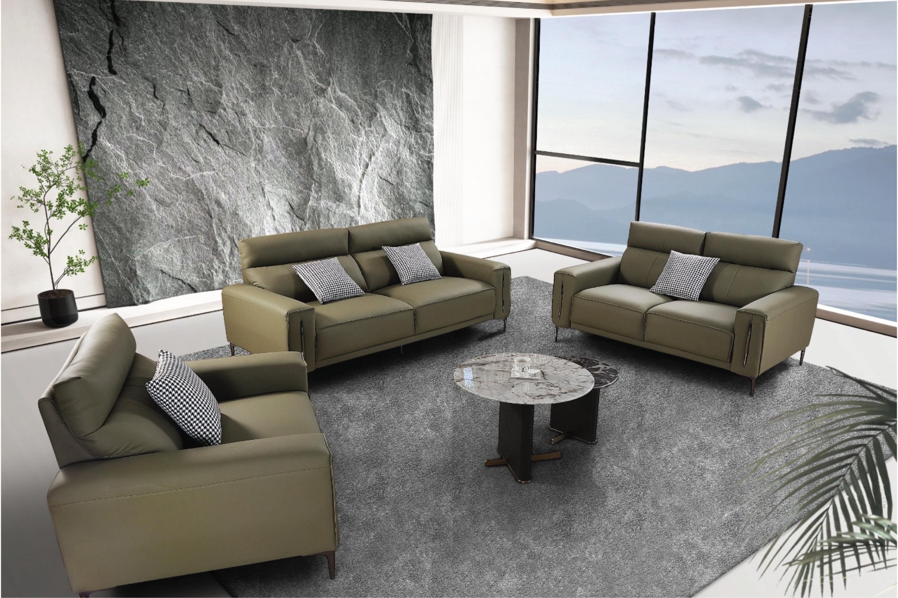 Sage Green Corner Sofa Set