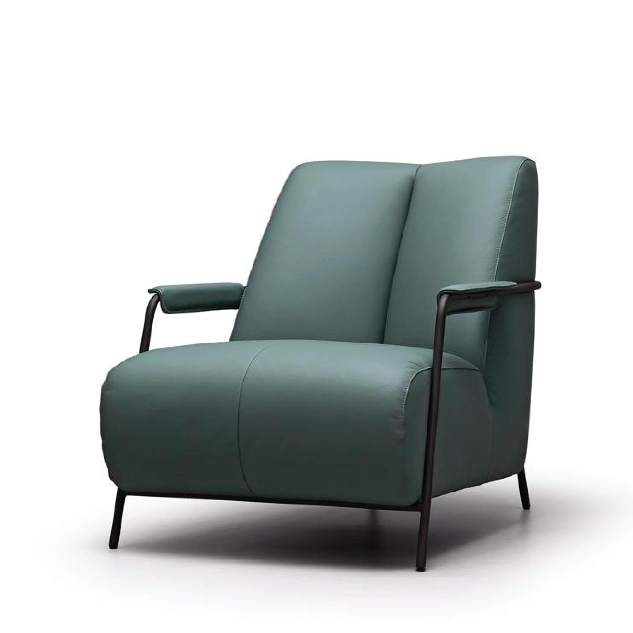 Teal executive lounge chair